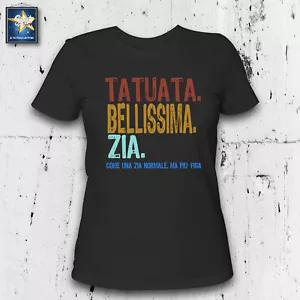 T-Shirt Shirt TANTE TATTOO SCHÖNE GESCHENKIDEE ENKELIN TANTE PARTY TATTOO - Bild 1 von 5