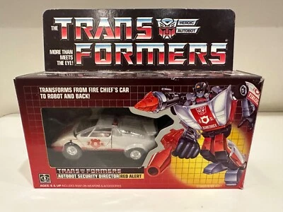 G1 Hasbro Transformers Red Alert MIB Complete With Bubbles (Original Authentic) - Image 1 of 4
