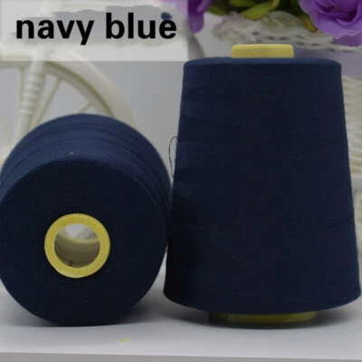 8000 Yard Overlocker Sewing Thread Embroidery Machine Line Quilting Single White - Image 1 of 4