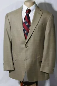 Giacca blazer cappotto sportivo Hart Schaffner Marx uomo beige a quadri taglia 44R - Foto 1 di 10