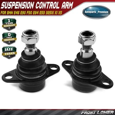 2xFront Lower Ball Joint Set for BMW E46 E90 F30 E84 E53 325xi X1 X5 2000-2006 - Image 1 of 4