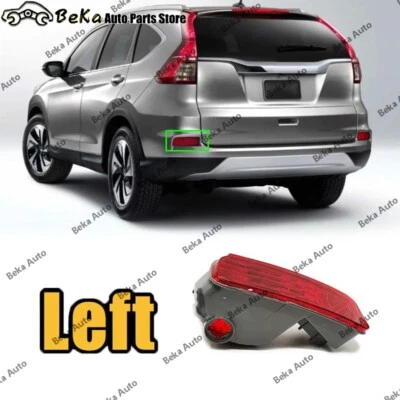 Left side Tail Fog Lamp For 2015-2016 Honda CRV Rear Bumper Reflector Light Red - Image 1 of 4