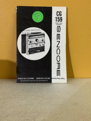 Sencore CG 159 Deluxe Color Generator Service Manual - Image 1 of 2