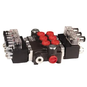 Chief Solenoid Valve 13 GPM, SAE 10 Inlet/Outlet, 3 Spool, 12 VDC, 2250 PSI - Picture 1 of 1