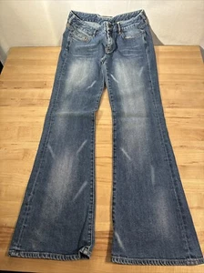 Vintage G-UNIT Womens Blue Flare Denim Jeans Medium Wash Blue Jeans Size 9 - Picture 1 of 4