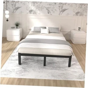 12 Inch Queen Bed Frame No Box Spring Needed, Metal Platform Bed Frame Queen - Picture 1 of 7