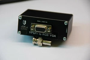 YPbPr to VGA RGB transcoder/converter