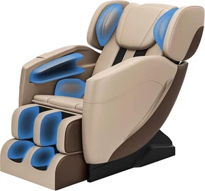 Silla de Masaje, Silla de Masaje Cuerpo Completo Gravedad Cero con Modos Automáticos, 8 Puntos Fijos - Imagen 1 de 8