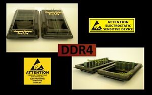 5 Notebook DDR4 RAM Memory Shipping Case Box fits 100 Modules Anti Static - New