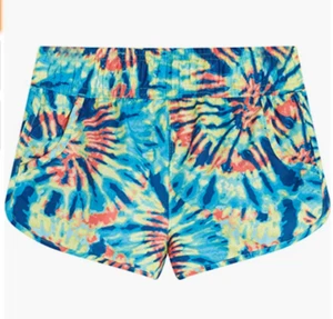Kanu Surf Girls' Swimsuit Board Shorts Camille Tie Dye Size XL Multicolor - Picture 1 of 3