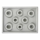 Plastic Flocked Beading Board Bracelet Design Tray 13.5" x 10" - 2 trays