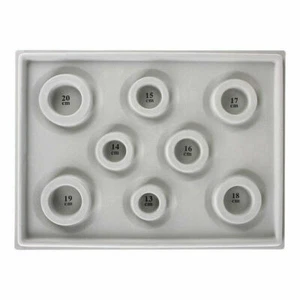 Plastic Flocked Beading Board Bracelet Design Tray 13.5" x 10" - 2 trays - Picture 1 of 5