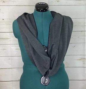 NWT The North Face The Black Heathered Supine Scarf One Size - Picture 1 of 6