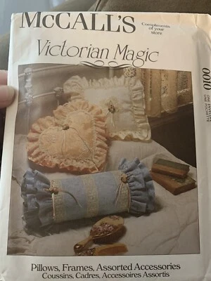 Sewing Pattern McCalls 0010 Victorian Magic - Pillows Frames & Accessories UC FF - Image 1 of 2
