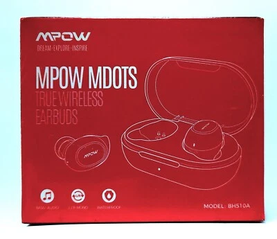 Auriculares inalámbricos verdaderos MPOW MDOTS BH510A Bluetooth 5.0 - Nuevos Foto 1 de 4