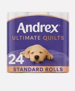 Rollos de papel higiénico Andrex x24 Supreme edredones sin fragancia de 3 capas - Imagen 1 de 7