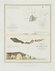 1854 antike Küstenvermessungskarte Anacapa Island, James McNeill Whistler, selten!
