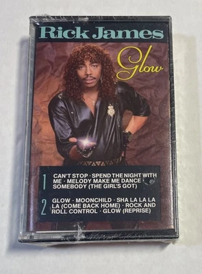Rick James Glow Cassette SEALED Foto 1 de 4