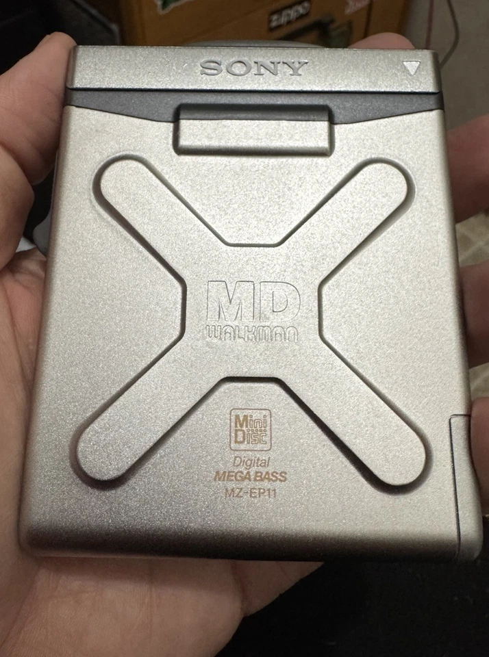 Reproductor portátil Sony MZ-EP11 Walkman MiniDisc MD - probado funcionando - vendedor de EE. UU. Foto 1 de 2