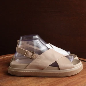 Sandalias Alohas WMS TALLA EU 39 US 8-8.5 Beige Malvavisco Entrecruzado Zapatos Confort - Imagen 1 de 15