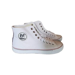 NEW PF Flyers Hi Top Shoes Sneakers White Men’s Size 9 model MC2001WT - Picture 1 of 7