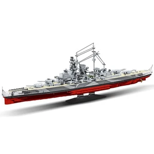 Tirpitz Schlachtschiff Bausteine, WW2 Militär Serie Bismarck-Klasse Warshi... - Bild 1 von 8