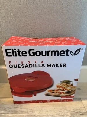Elite Gourmet Fiesta Quesadilla Maker Новый в Коробке Никогда не Использовался - Изображение 1 из 3