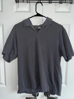Uniqlo Men’s Gray Dress Shirt Medium  Foto 1 de 2