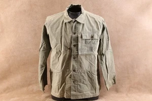 Vtg WWII Gunnery Sergeant USMC Marine US P-44 HBT Combat Fatigue Shirt Jacket - Picture 1 of 8