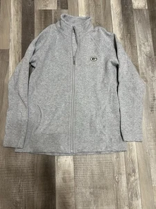 Tommy Bahama Womens Full Zip Grey Hoodie Green Bay PACKERS Size Medium - Picture 1 of 9