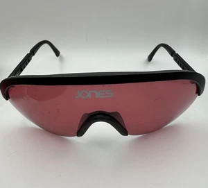 Rare vintage 80-90 Jones Snowboard Skiing Sunglasses MG11 Pink Lenses Japan - Bild 1 von 9