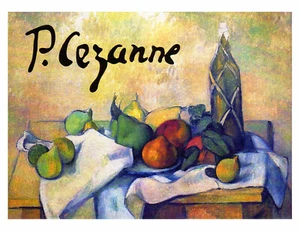 Juego de tarjetas de notas en caja con sobres Paul Cezanne postimpresionismo - Imagen 1 de 2