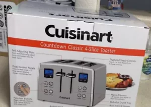 Cuisinart CPT-435P1 Stainless Steel 4 Slice Toaster, Brand New, Free Shipping - Picture 1 of 2