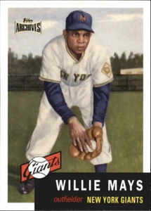 Topps Archives 2012 reimpresiones #244 Willie Mays - casi nuevo-como nuevo - Imagen 1 de 2