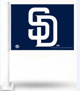 MLB SAN DIEGO PADRES CAR FLAG - Picture 1 of 1