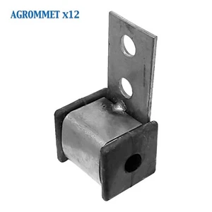PACK DE 12 OJALES Soporte aislador de goma de escape AGROMMET PARA VARILLAS DE 1/2" - Imagen 1 de 3