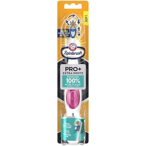 Spinbrush ARM & HAMMER Spinbrush PRO+ Extra White Battery-Operated (4PACK) - Picture 1 of 2
