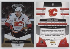 2010-11 Certified Platinum Gold /25 Jarome Iginla #21 HOF