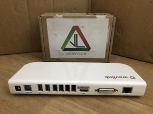 Station d'accueil vidéo double WAVLink USB 3.0 sans bloc d'alimentation HDMI DVI audio - TVA incluse - Photo 1/6