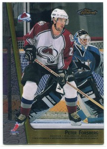 1998-99 Finest Double Sided Mystery Finest 27 Peter Forsberg/ Peter Forsberg