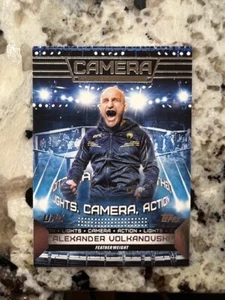 2024 TOPPS UFC KNOCKOUT CAMERA INSERT CARD ALEXANDER VOLKANOVSKI #CAM-15 - Picture 1 of 1