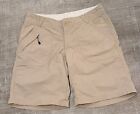 The North Face Women's Hiking/Camping Nylon Pocket Shorts Sz 6 (30)~Beige~