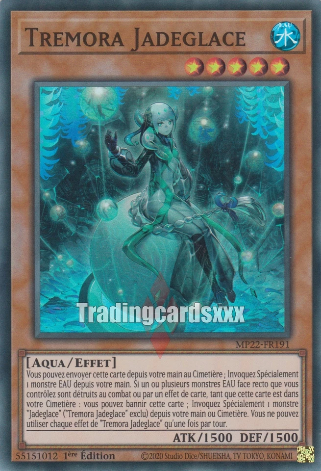 Yu-Gi-Oh! Tremora Jadeglace : SR MP22-FR191 - Photo 1/1