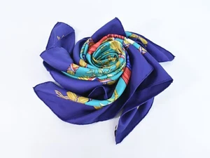 Genuine Hermes Scarf Carre 90 Liberte Egalite Fraternite Memorial Women's Used - Picture 1 of 9