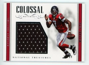 2018 National Treasures MICHAEL VICK Rare COLOSSAL HUGE JERSEY #/99 Falcons #1 - Picture 1 of 1