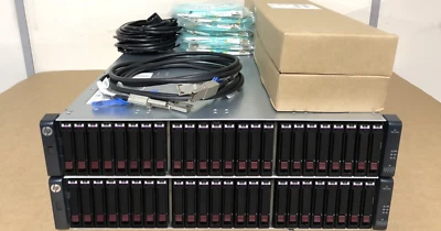 HP MSA 2040 10GBit iSCSI 76.8TB (48x 1.6TB 12G SSD) SAS SAN Configuration N9X91A - Image 1 of 2
