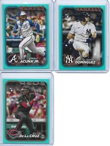 Serie 1 de béisbol Topps 2024 Aqua (elige una tarjeta) ENVÍO REVISADO. - Imagen 1 de 1