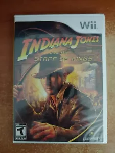 Nintendo Wii - Indiana Jones and the Staff of Kings 2009 - New Factory Sealed - Picture 1 of 4