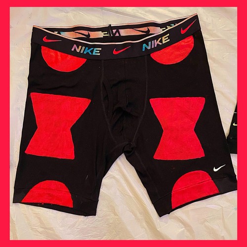 Nike Intimo Uomo Personalizzato Micro Dri Fit Taglia M BLACK WÎDÖW