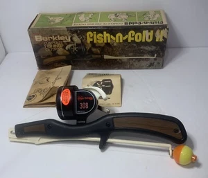 Vintage 1970's Berkley Fish-N-Fold 2 Complete Fishing Outfit Complete In Box! - Picture 1 of 12